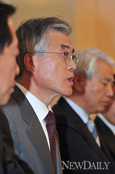 ▲ 문재인 후보가 안보정책간담회에서 발언하고 있다. ⓒ 정상윤 기자