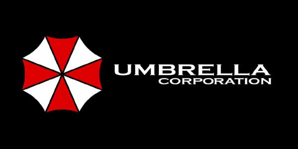 ▲ 영화 '레지던트 이블' 속 다국적 바이오기업 '엄브렐라'의 로고.