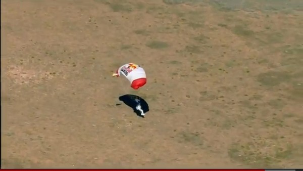 ▲ 초음속 스카이다이빙 캡쳐 화면