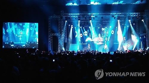 ▲ 가수들의 공연모습(자료사진).ⓒ 연합뉴스