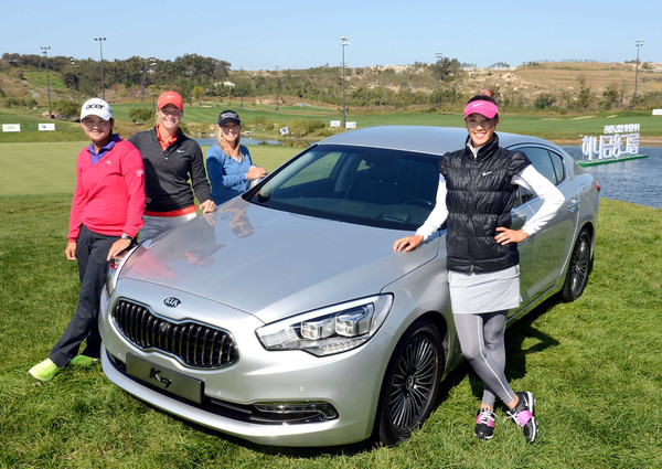 ▲ ⓒ왼쪽부터 청야니, 수잔 패터슨, 크리스티 커, 미셸 위 선수.