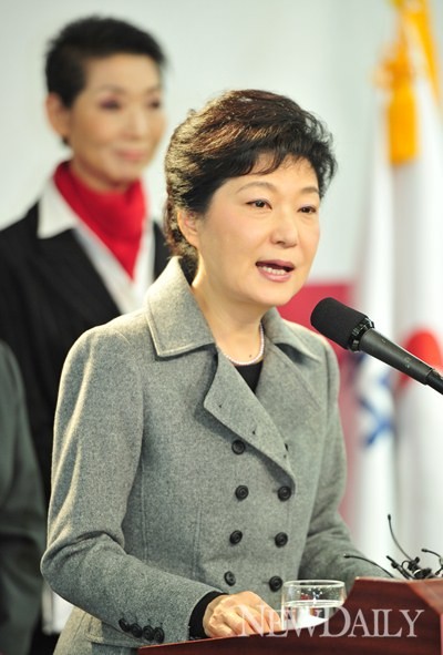 ▲ 새누리당 박근혜 대통령 후보는 22일 
