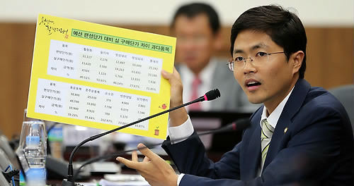 ▲ 민족문제연구소 출신인 31세 민주통합당 김광진 의원 ⓒ연합뉴스