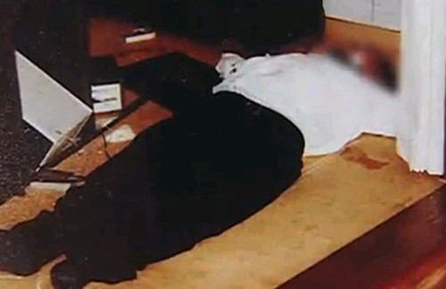 ▲ 김재규의 총탄에 쓰러진 경호실장 차지철. 그날 실제의 모습.