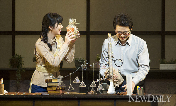 ▲ 창작 뮤지컬 ‘부활 더 골든데이즈’ 배슬기와 임호ⓒ양호상기자