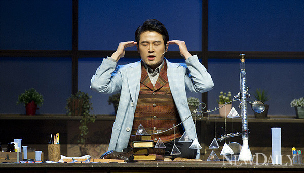 ▲ 창작 뮤지컬 ‘부활 더 골든데이즈’ 나비박사 석주명역 임호ⓒ양호상기자