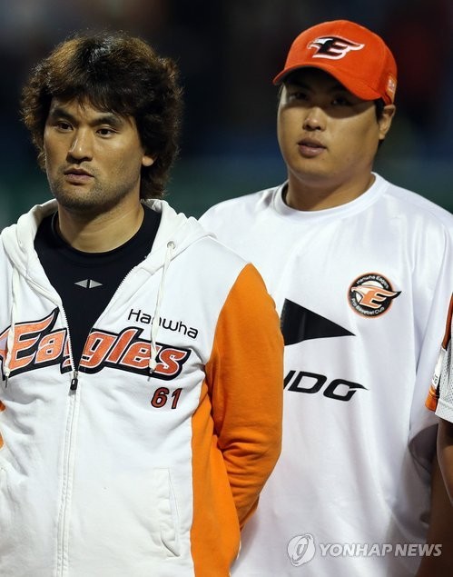 ▲ 왼쪽부터 박찬호와 류현진.