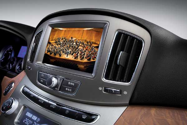 ▲ 체어맨 H에 장착되는 새로운 3D 네비게이션.