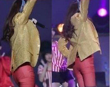 ▲ ⓒ인터넷 게시판에 올라온 빈약한 엉덩이 모습.