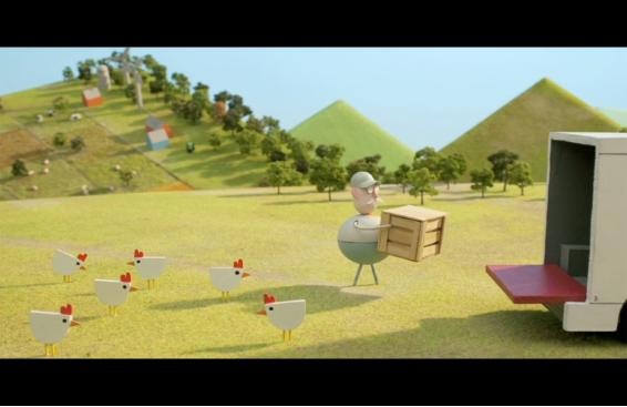 ▲ [필름부문 / 브랜디드 콘텐츠부문 그랑프리] 치포틀(Chipotle)의 애니메이션 '처음으로 다시(Back to the Start)'의 한 장면.