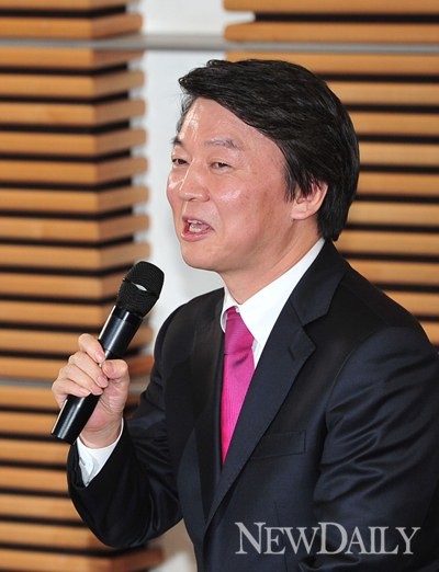 ▲ 안철수 무솟ㄱ 대선 후보가 발언하고 있다. ⓒ 정상윤 기자