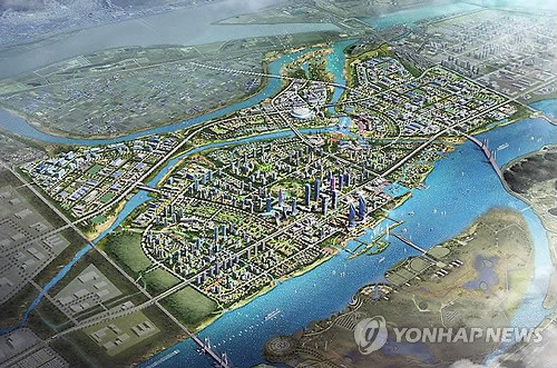 ▲ 에코델타시티 조감도 ⓒ연합뉴스