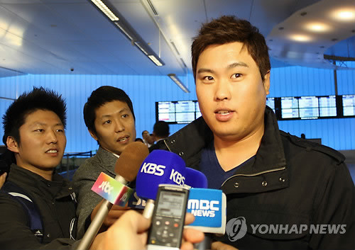 ▲ ⓒLA에 도착한 류현진.