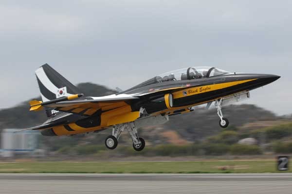 ▲ 이번에 추락한 것과 같은 블랙이글의 T-50B.