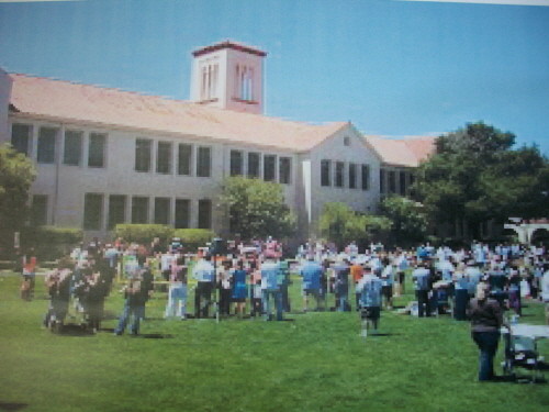 ▲ 안철수 후보의 딸이 다녔던 학교 전경.