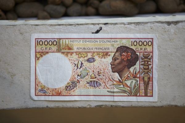 ▲ 뉴칼레도니아의 화폐 단위는 퍼시픽 프랑(XPF). 1XPF가 약13.5원이다.