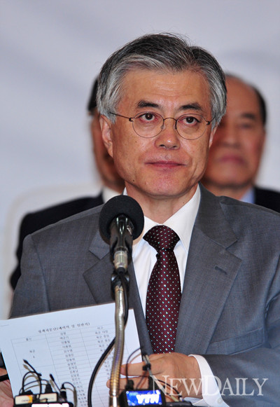 ▲ 문재인 민주통합당 대선 후보 ⓒ 뉴데일리DB