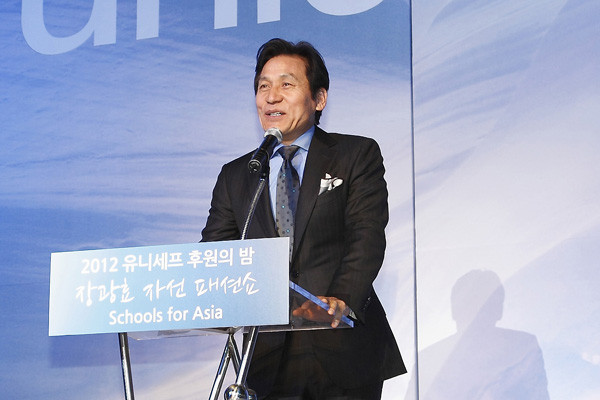 ▲ 안성기 친선대사ⓒ유니세프