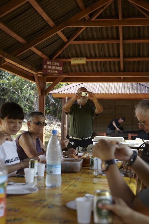 ▲ 블루 리버 파크의 일일투어에 프랑스, 일본 등 여러나라 사람들이 동행했다.