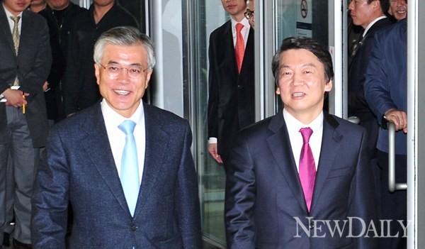 ▲ 새누리당은 6일 무소속 안철수 전 후보가 민주통합당 문재인 후보와 만나 '당선을 돕겠다'는 뜻을 밝힌 데 대해 "새로운 일이 아니다"며 평가절하 했다. ⓒ 뉴데일리