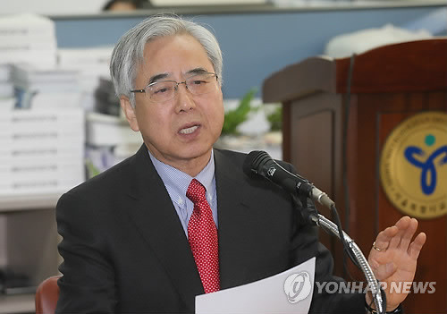 ▲ 서울시교육감 재선거에 출마한 문용린 후보.ⓒ 연합뉴스