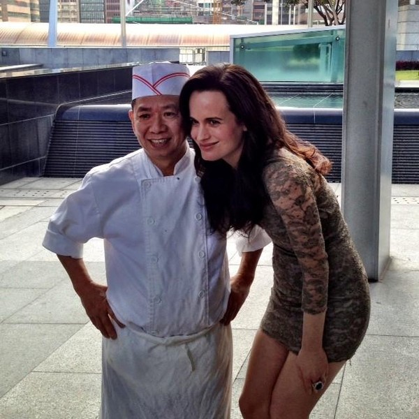 ▲ 노출 사고 당일 입었던 드레스