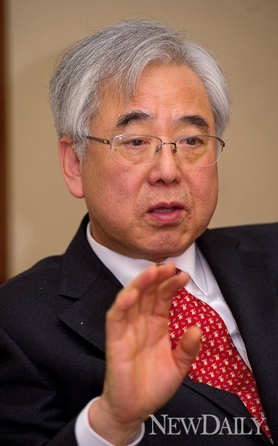 ▲ 서울시교육감 재선거에 보수 진영 단일후보로 출마한 문용린 후보 ⓒ정상윤 기자