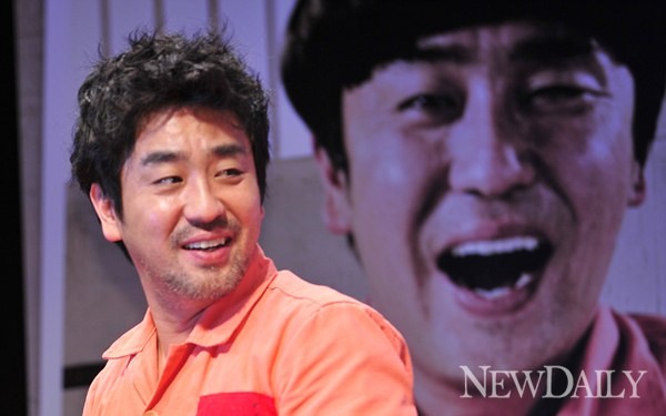 ▲ '7번방의 선물' 제작보고회에 참여한 류승룡ⓒ정상윤 기자