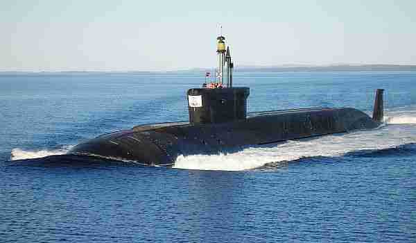 ▲ 시험운항 중인 '보레이'급 전략핵잠수함 '유리 볼고루키' 함. 프로젝트 955로 불려왔다.