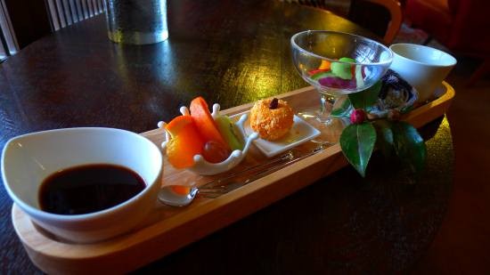 ▲ 니혼노 아시타바의 웰컴 드링크