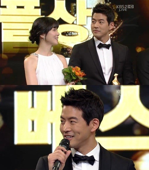▲ ⓒ2012 KBS 연기대상 캡처
