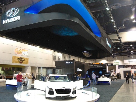 ▲ ⓒ현대차 부스.