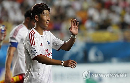 ▲ 독일 프로축구리그 분데스리가에서 뛰고 있는 손흥민(21·함부르크SV)이 새해 첫 골 맛을 봤다. ⓒ 연합뉴스