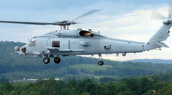▲ 해상작전헬기 경쟁에서 탈락한 시콜스키사의 SH-60R 시호크.