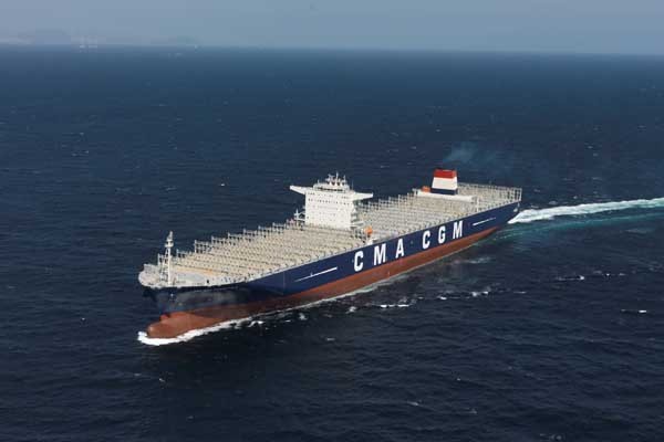 ▲ 3개의 잡지로부터 올해 최우수 선박으로 선정된 프랑스 CMA CGM社의 1만6,000TEU급 컨테이너선 ‘CMA CGM Marco Polo’호