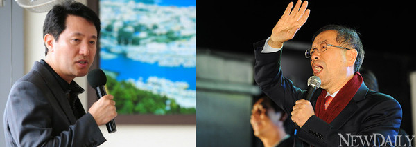 ▲ 오세훈 전 서울시장과 박원순 서울시장 ⓒ 자료사진