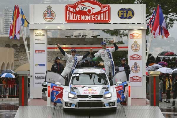 ▲ 폭스바겐 모터스포츠팀의 폴로R WRC.