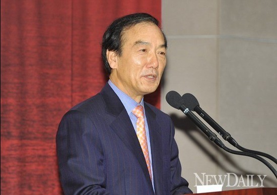 ▲ 22일 오후 서울 프레스센터에서 열린 한국협동조합연대 창립총회에서 박계동 전 국회사무총장이 발기인을 대표해 인사말을 하고 있다.ⓒ 뉴데일리 이종현 기자