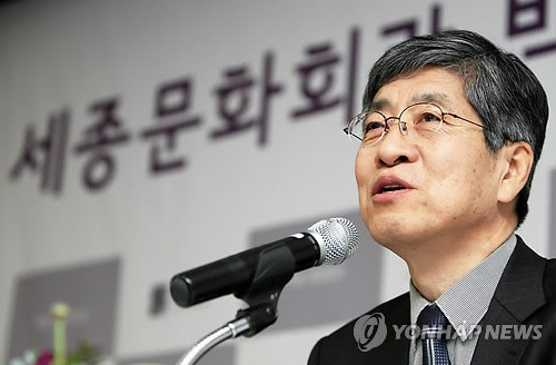 ▲ 지난해 1월 기자간담회에 나선 신임 박인배 세종문화회관 사장.ⓒ 연합뉴스