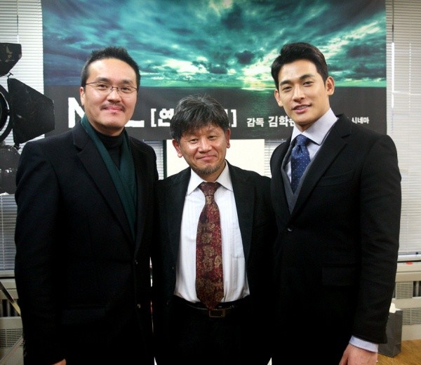▲ 배우 최종환, 감독 김학순, 배우 정석원(좌측부터).
