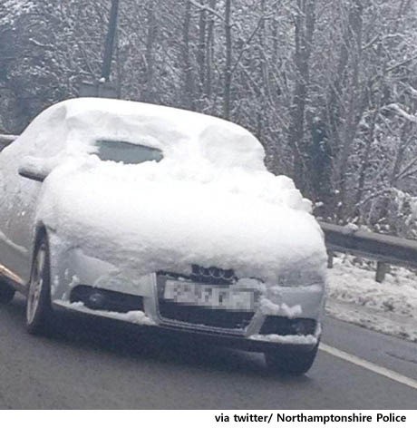 ▲ ⓒ영국 노샘프턴셔 경찰이 트위터를 통해 공개한 사진 중.