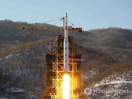 ▲ 북한의 은하3호(AP=연합뉴스, 자료사진)