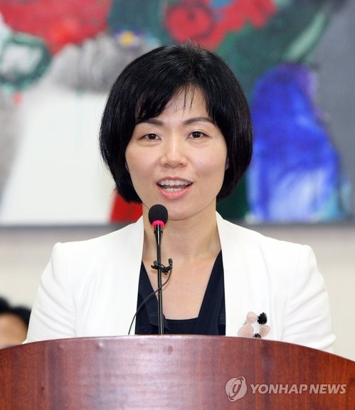 ▲ 새누리당 공동대변인으로 임명된 민현주 의원 ⓒ연합뉴스