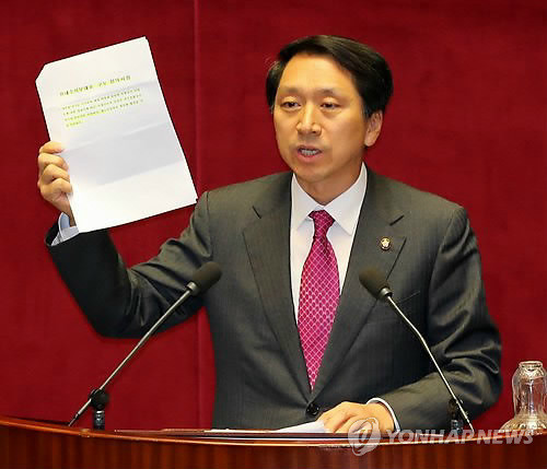 ▲ 김기현 새누리당 원내 수석 부대표 ⓒ 연합뉴스DB