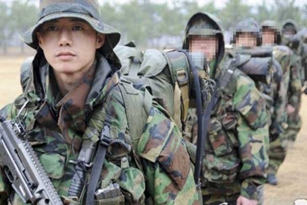 ▲ 이번 한미연합 설한지 훈련을 위해 전역을 연기한 오종혁 병장.[사진: 해병대 블로그]