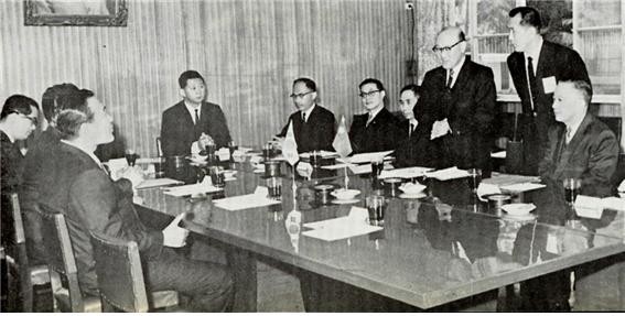 ▲ 한국 중화민국 공보장관 회담 (1966.2.16일)ⓒ소장자 이현표.