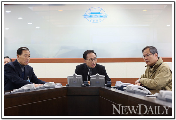 ▲ 이명박 대통령은 12일 북한의 핵실험이 감지되자 즉각 ‘비상대응 체제’로 전환하고 대응책 마련에 착수했다. ⓒ 뉴데일리