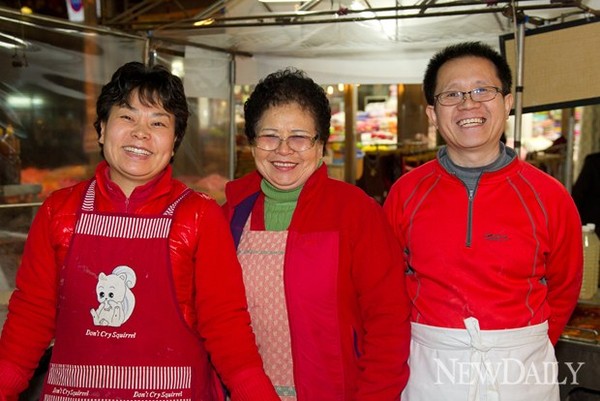 ▲ 서울왕찐빵 신연숙, 이래만, 방영민 사장(왼쪽부터) ⓒ 정상윤