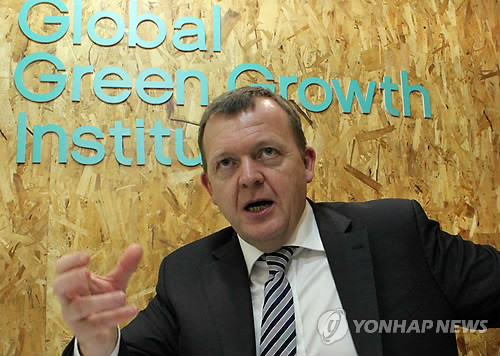 ▲ 글로벌녹색성장기구(GGGI) 라르스 뢰케 라스무센 의장.ⓒ 연합뉴스