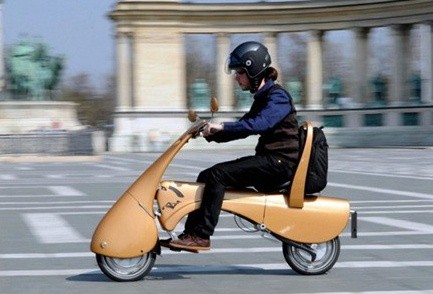 ▲ ⓒ안트로가 공개한 소형 전기스쿠터 모습.